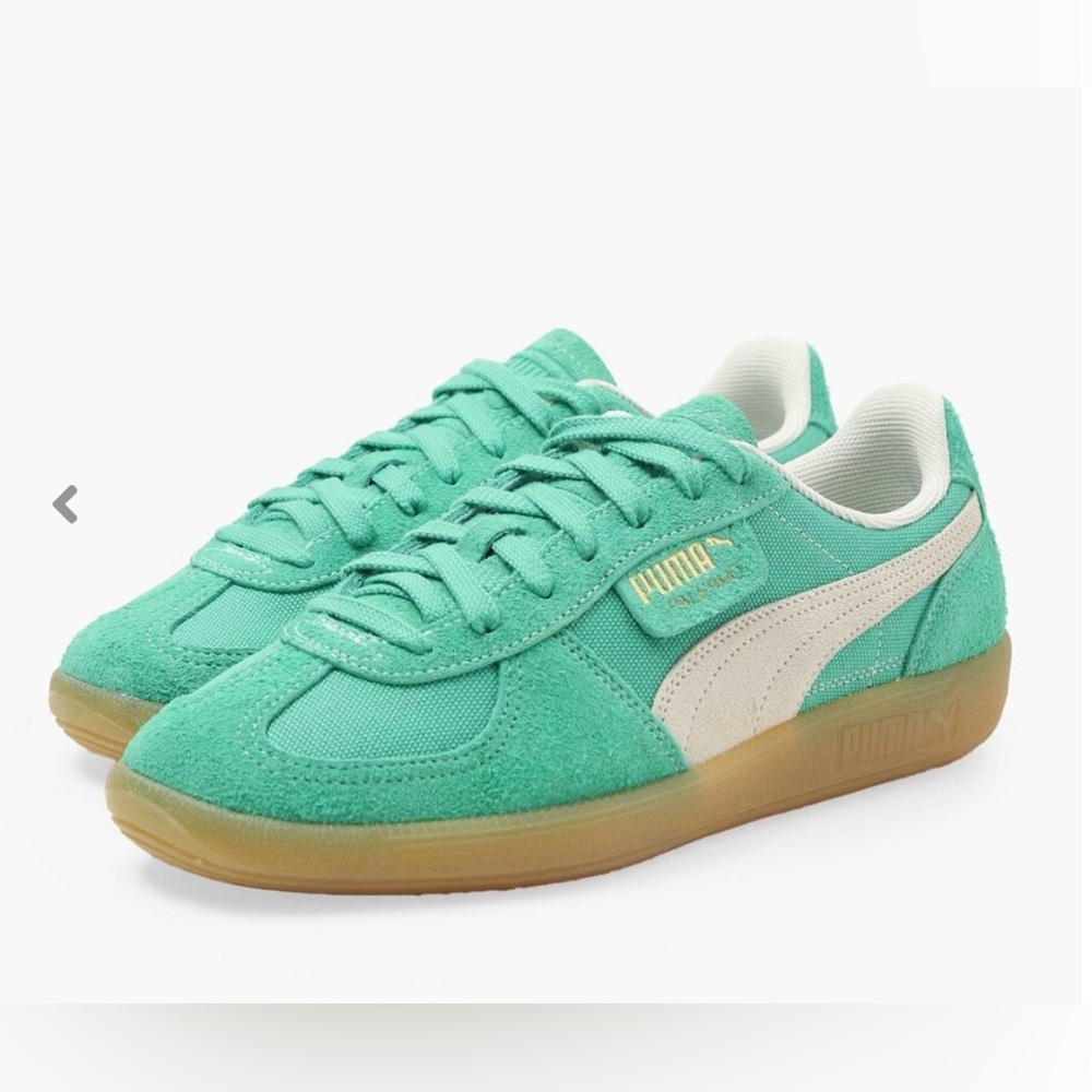 NWT Puma Palermo Vintage Sneakers Jade Frost Frosted Ivory Size Women’s 7.5 - Picture 5 of 15